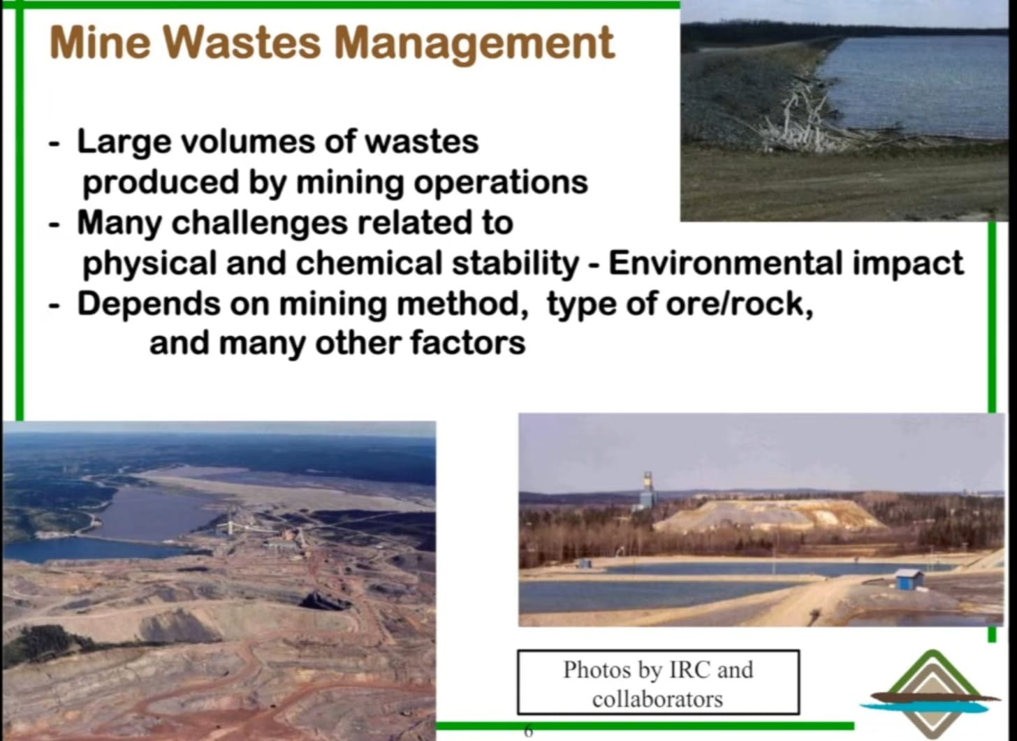 mine waste management
